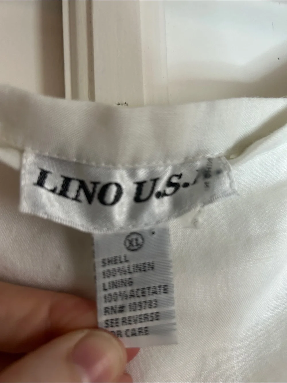 Vintage Linen Lace Boho Skirt - Picture 4 of 6